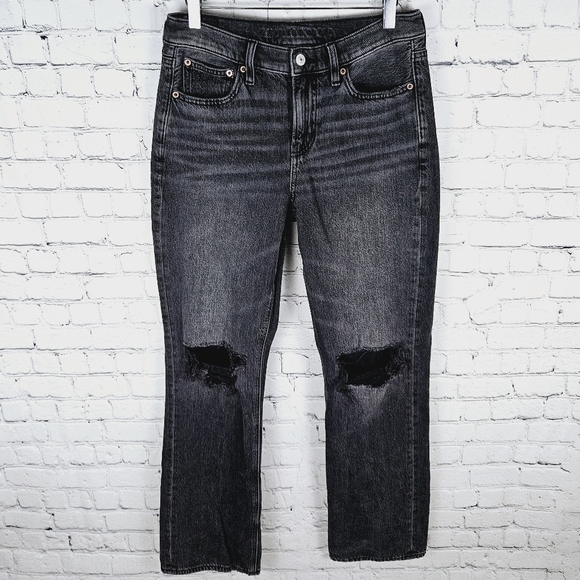AMERICAN EAGLE | 90s bootcut distressed busted knee jeans 2022 - Picture 4 of 8